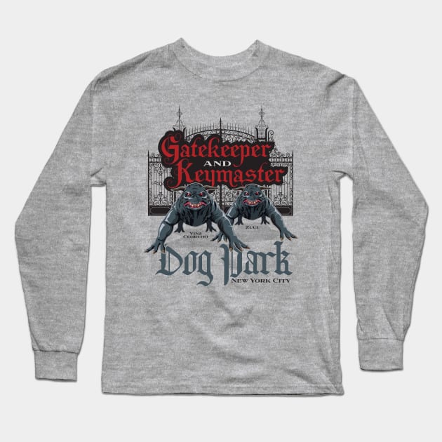 Gatekeeper & Keymaster Dog Park Long Sleeve T-Shirt by MindsparkCreative